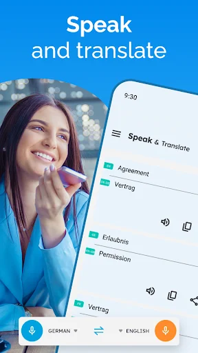 I-download ang Speak and Translate Languages – Pinakamahusay na Translator - Screenshot 1