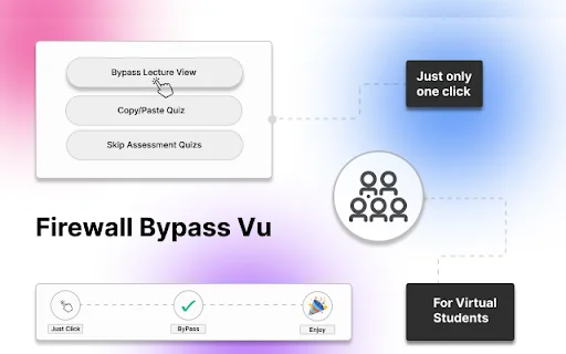 Firewall Bypass VU: Pinakamahusay na Productivity Tool para sa LMS - Screenshot 1
