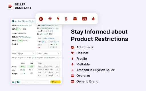 Seller Assistant: Pinakamahusay na Amazon Product Research Tool - Screenshot 5