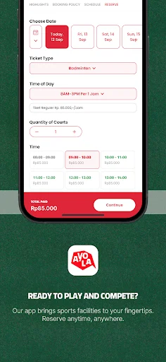 I-download ang Ayola App – Mag-book ng Sport Halls nang Mabilis - Screenshot 8
